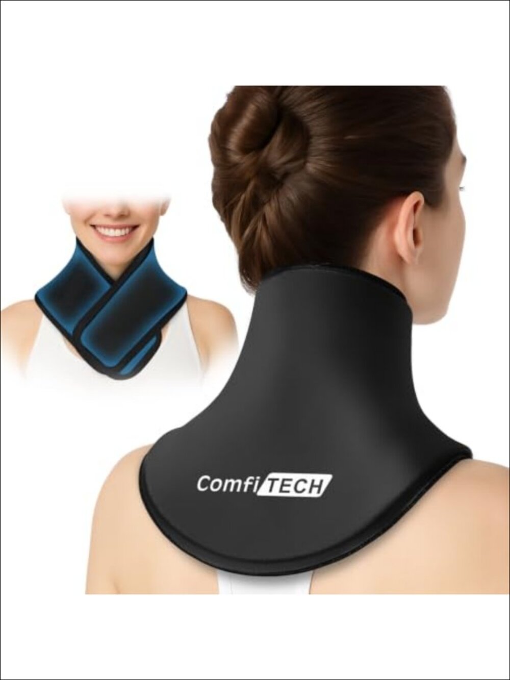 Extended Neck Ice Pack Wrap Gel Coverage Shoulder M 1 Pack